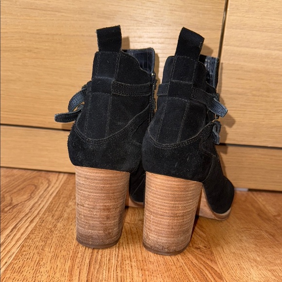 Cole Haan Black Suede Ankle Booties - Picture 4 of 6